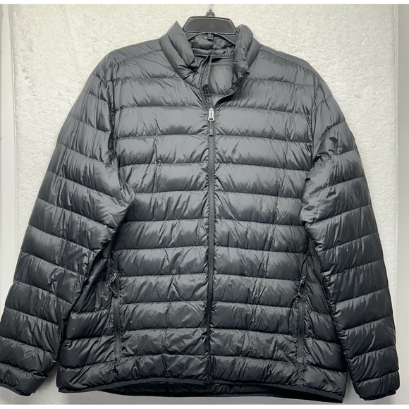 Eddie Bauer Other - Eddie Bauer Mens Size 2XL Gray Long Sleeve EB650 Down Full Zip Puffer Jacket